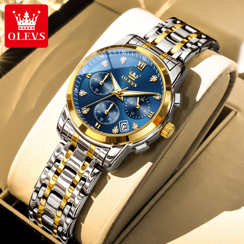 Luxury Watch Kit - OLEVS Kadın Saati Lüks Marka Kuvars