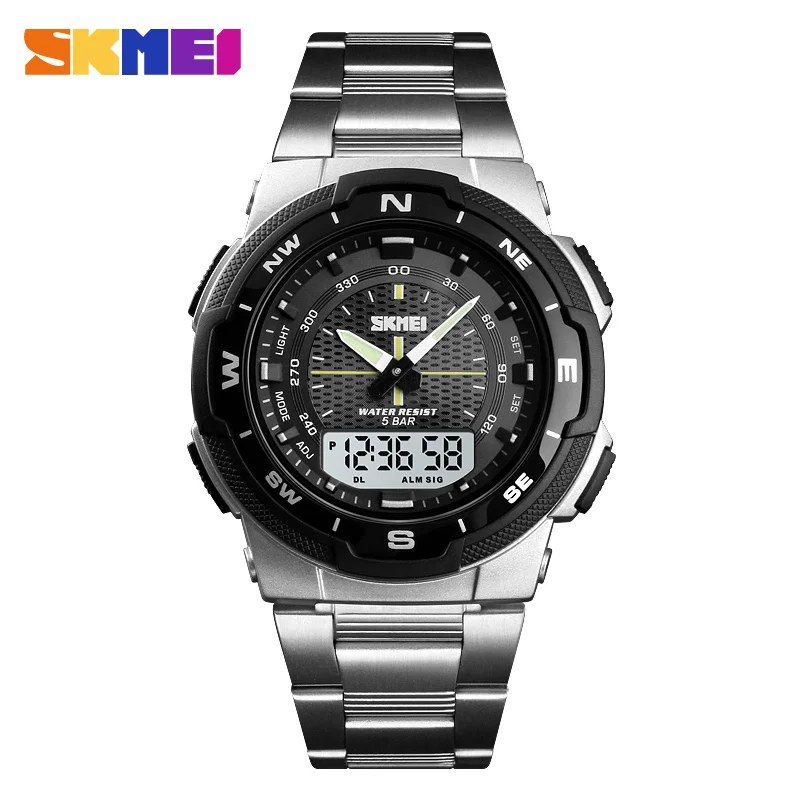 Luxury Watch Zone - SKMEI1370 Lüks Tam Çelik İş Su