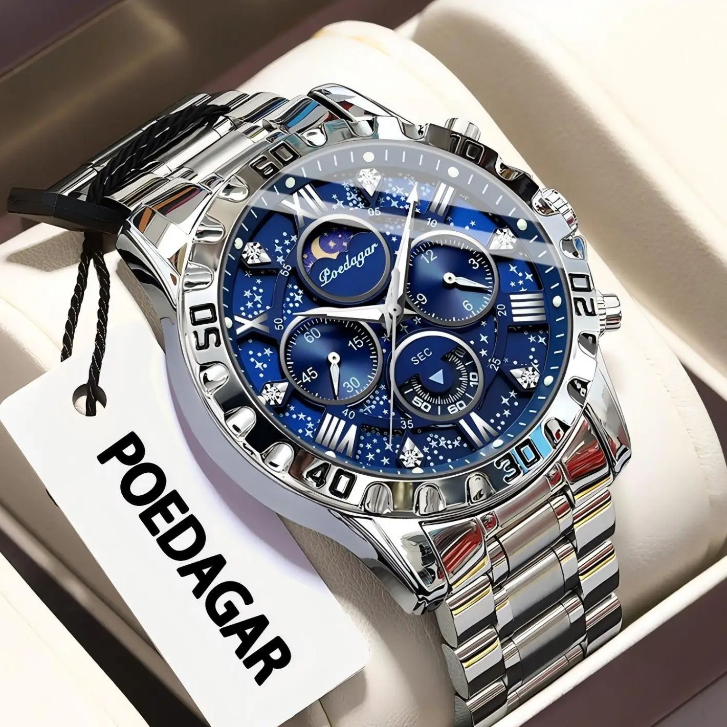 Luxury Watch Zone - POEDAGAR Lüks Moda Adam Izle Su