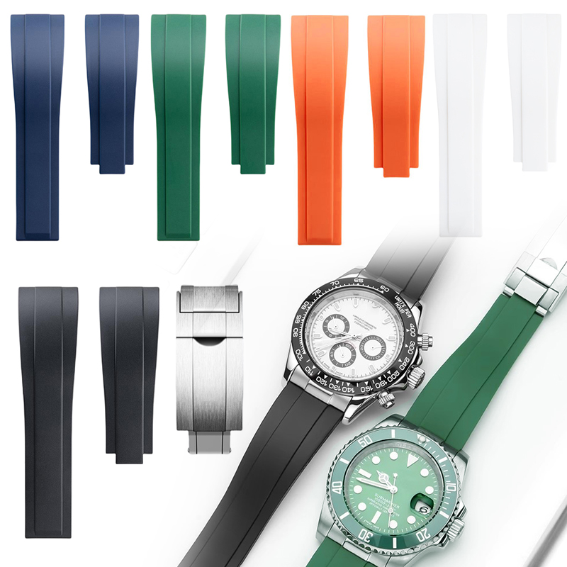 Luxury Watch Online - 20mm 21mm 22mm Silikon Kauçuk Saat