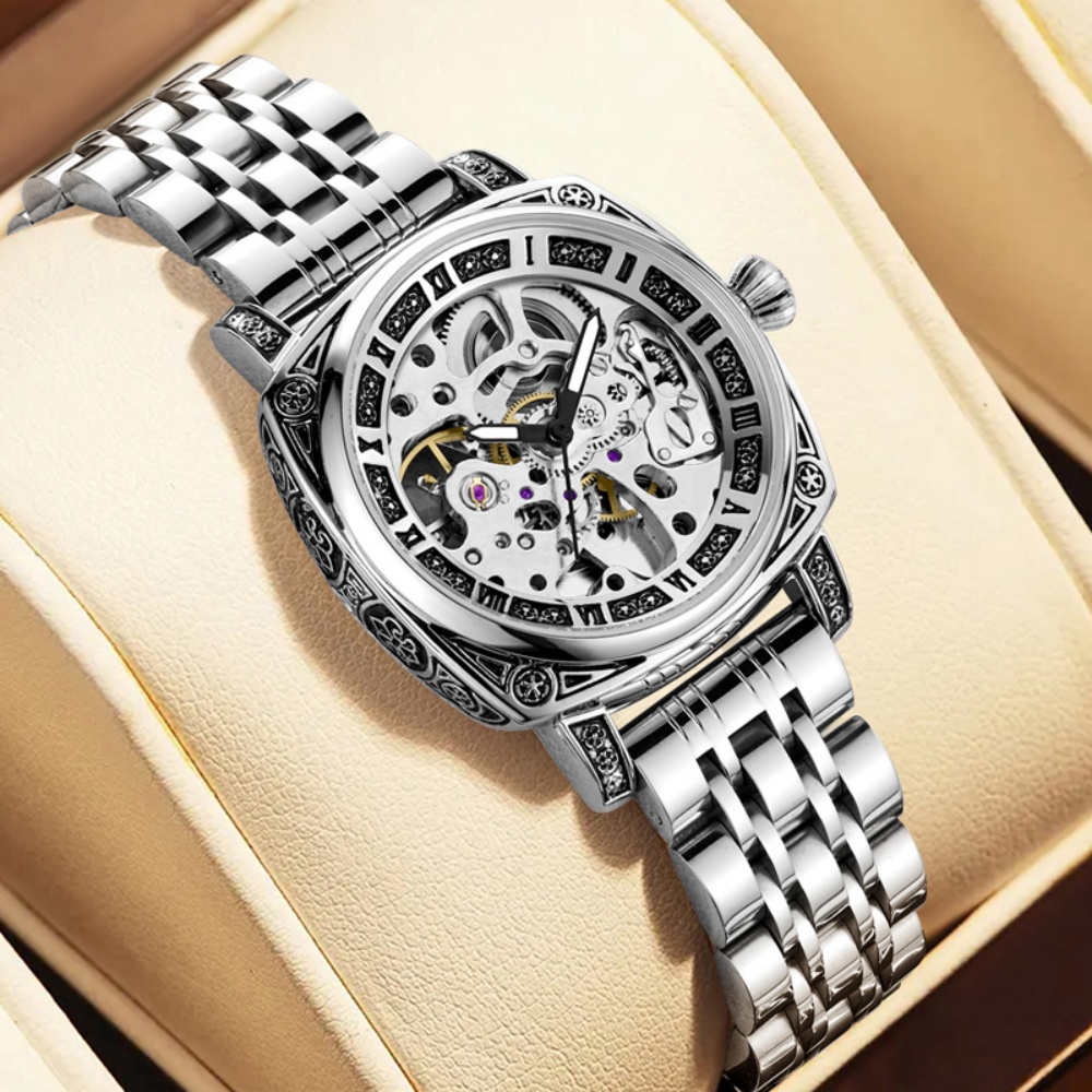 Luxury Watch Values - Kişiye Özel Kadınlar İçin Oymalı Mekanik