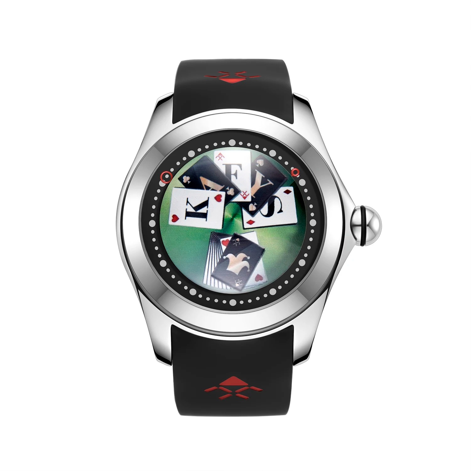 Luxury Watch With Rubber Strap - KAFYASE Erkekler Otomatik İzle 46mm Lüks