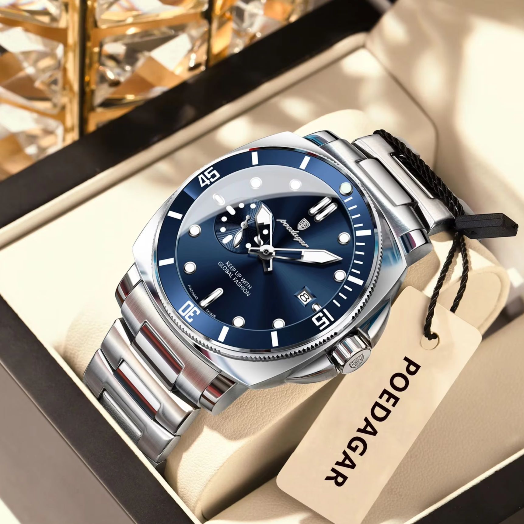 POEDAGAR En Moda Lüks İzle Erk - Luxury Watch Zone incelemesi ve fiyatı