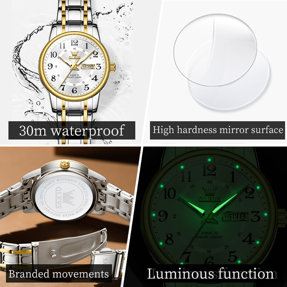 OLEVS 2891 Lüks Marka Moda kad - Luxury Watch Kit incelemesi ve fiyatı