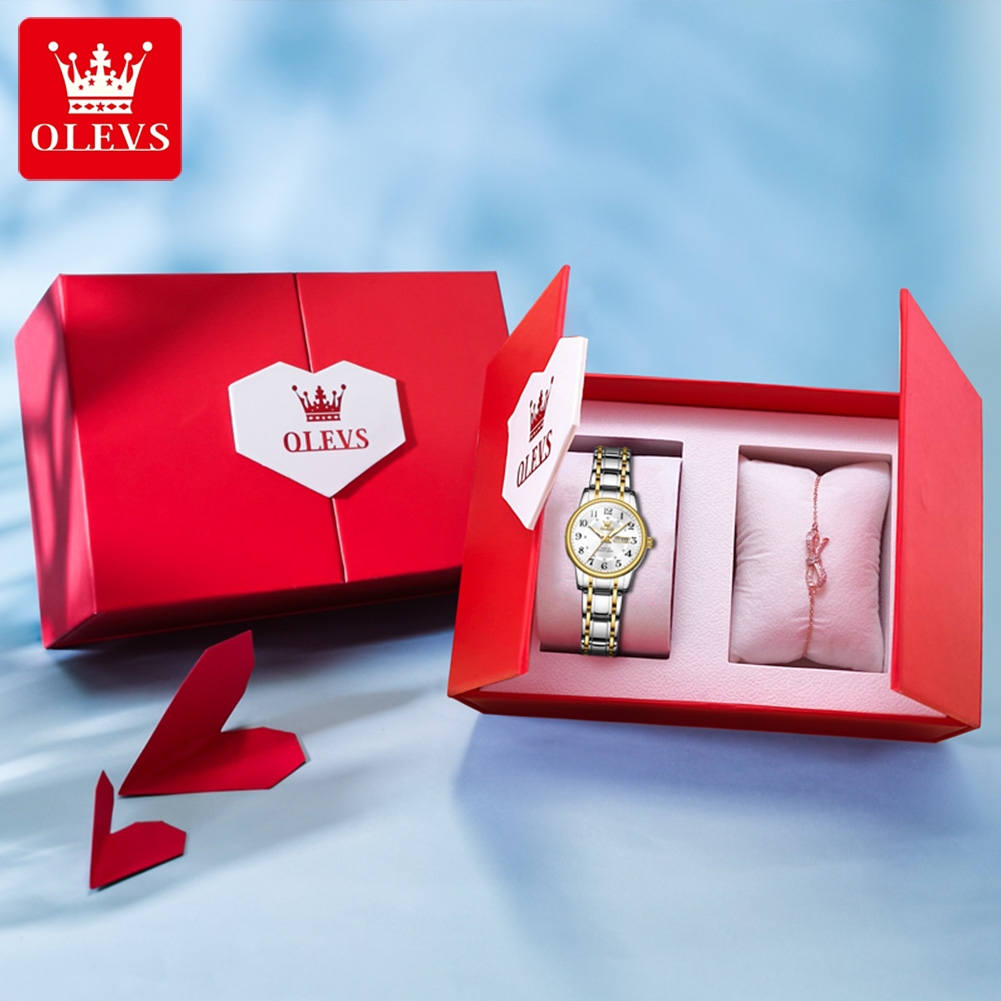 OLEVS 2891 Lüks Marka Moda kad - Luxury Watch Kit incelemesi ve fiyatı