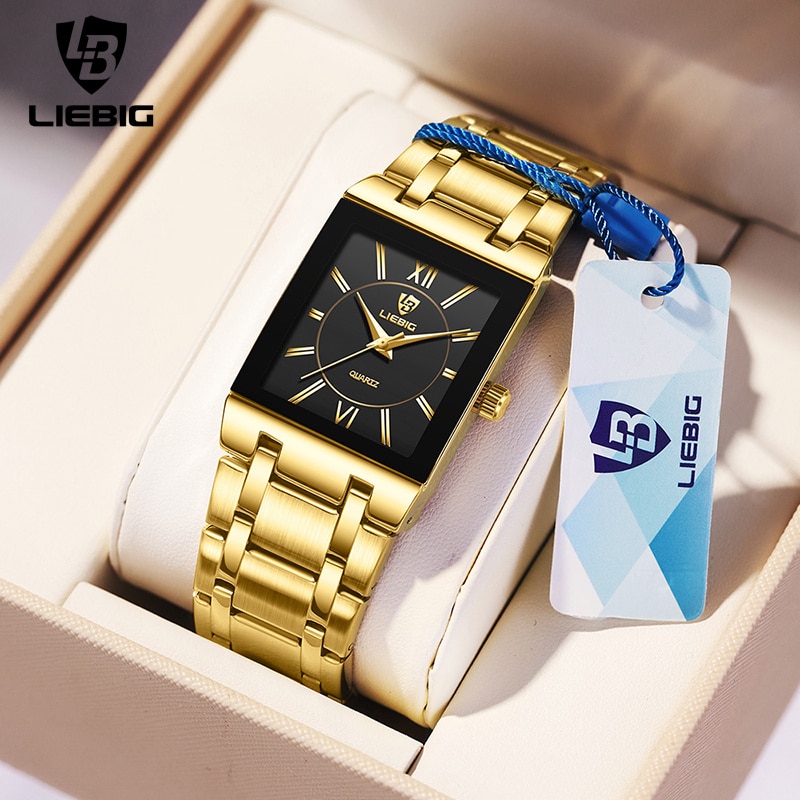 LiEBIG Lüks Altın Kuvars Kol S - Best Luxury Quartz Watch incelemesi ve fiyatı