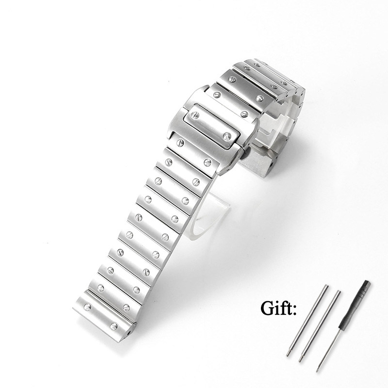 23mm Yüksek Kaliteli Paslanmaz - Cartier Watch Santos incelemesi ve fiyatı