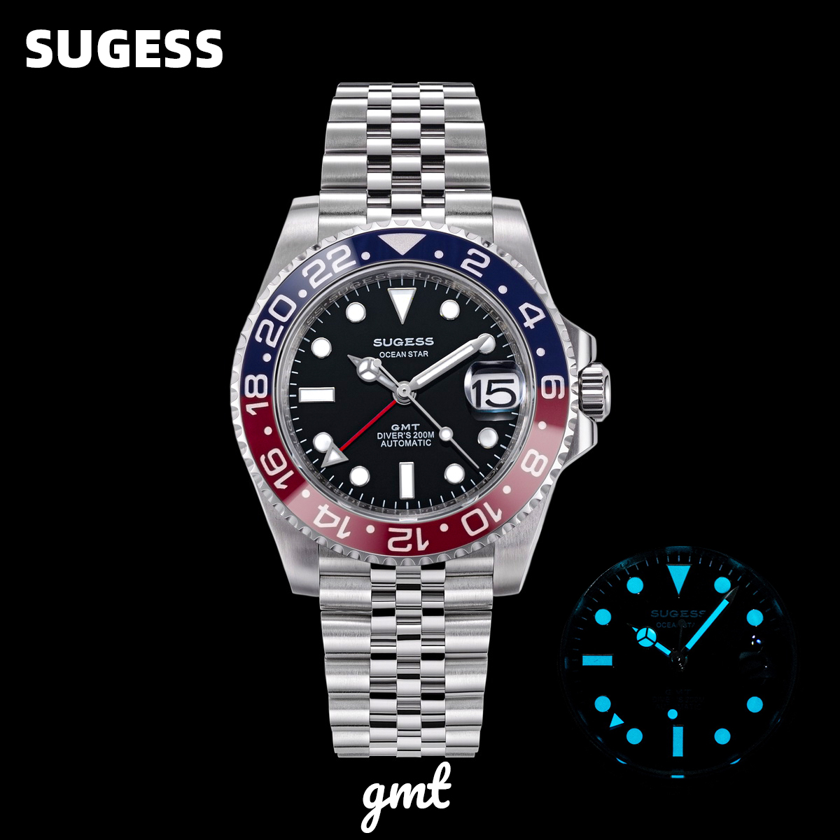 Sugess GMT Erkek Dalış Saati O - Diver Watch 300M incelemesi ve fiyatı