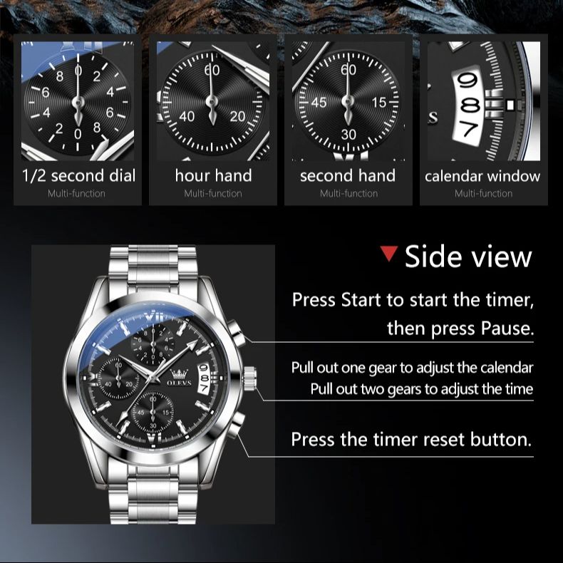 OLEVS 2987 Orijinal Erkek Saat - Luxury Watch Zone incelemesi ve fiyatı