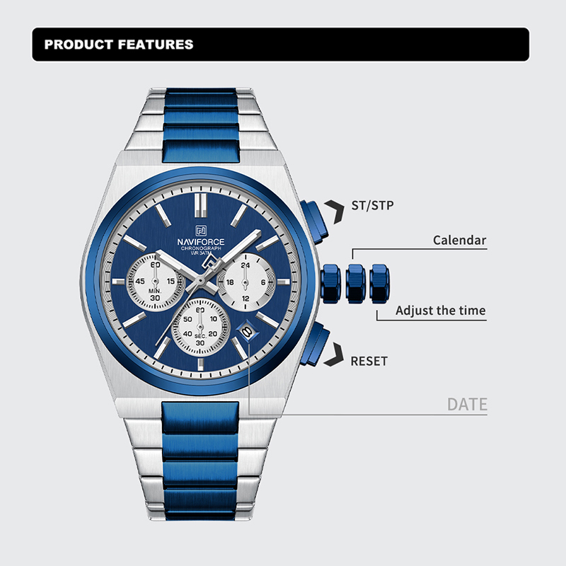 NAVIFORCE Trend Marka Çelik Ka - Luxury Watch Kit incelemesi ve fiyatı