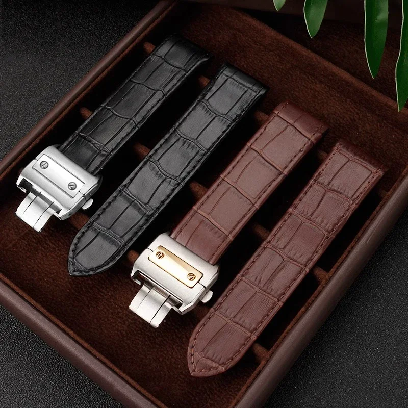 20mm 23mm Hakiki Deri saat kay - Cartier Watch Santos incelemesi ve fiyatı