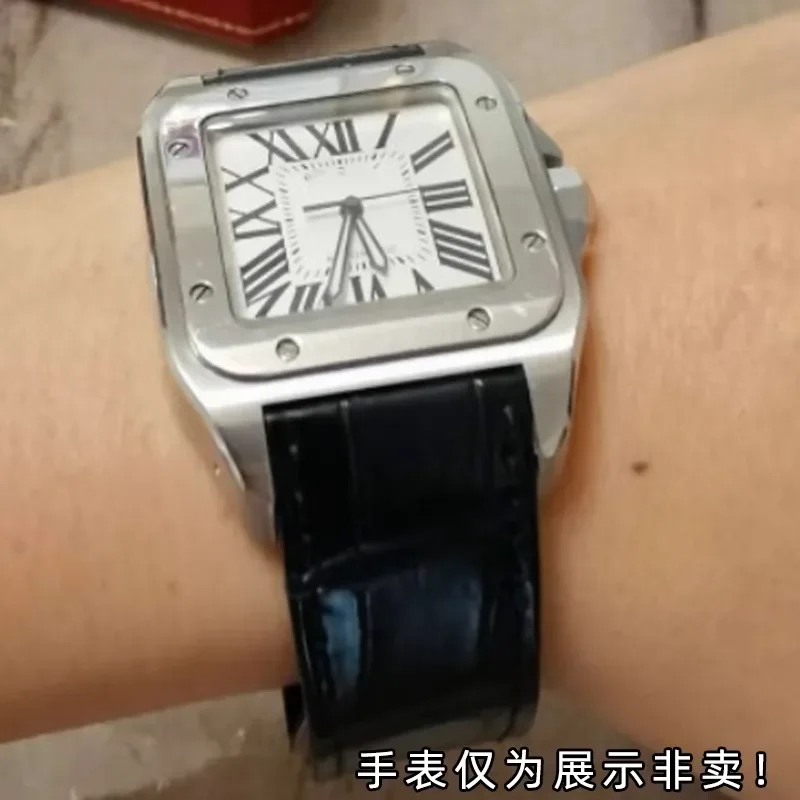 20mm 23mm Hakiki Deri saat kay - Cartier Watch Santos incelemesi ve fiyatı