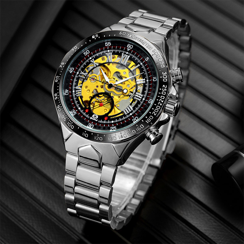 Iskelet otomatik mekanik saatl - Luxury Watch On Sale incelemesi ve fiyatı