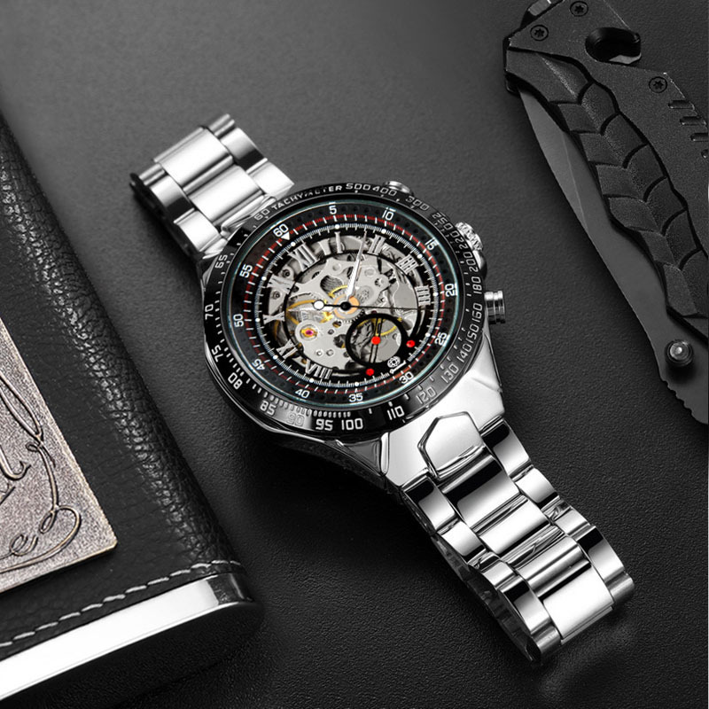 Iskelet otomatik mekanik saatl - Luxury Watch On Sale incelemesi ve fiyatı