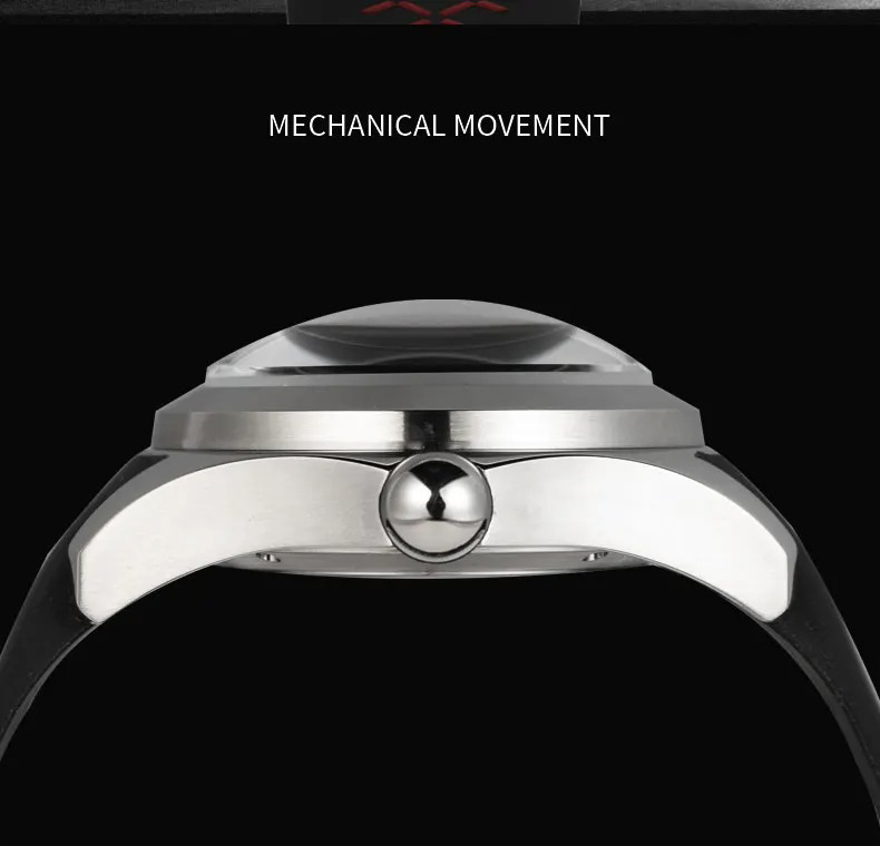 KAFYASE Erkekler Otomatik İzle - Luxury Watch With Rubber Strap incelemesi ve fiyatı